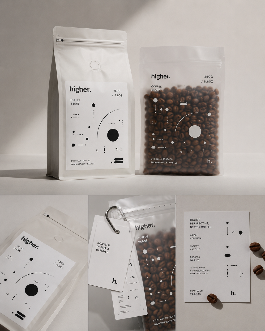 higher. Blend Coffee beans