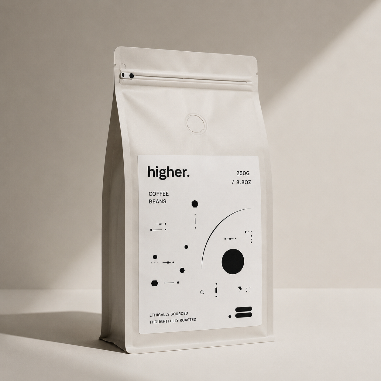 higher. Blend Coffee beans
